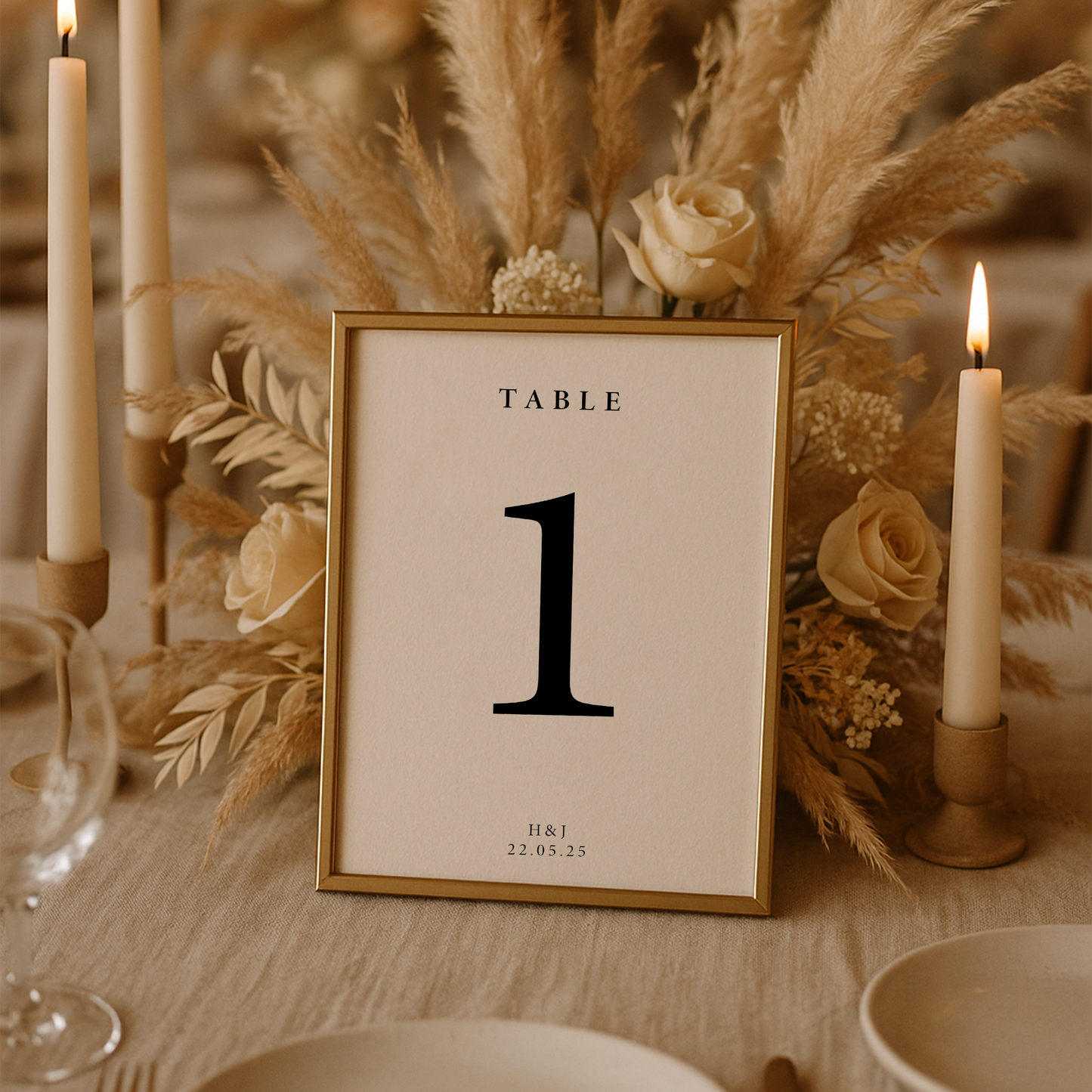 Hayley Minimalist | Table Numbers