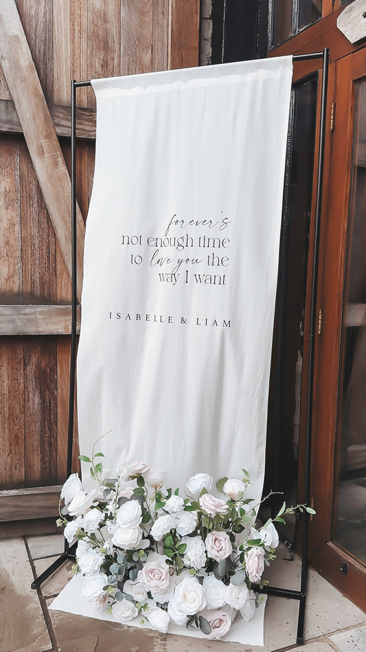 Personalised Fabric Sign | Welcome Sign