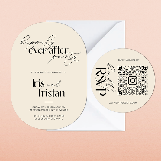 Iris | Evening Wedding Invitation