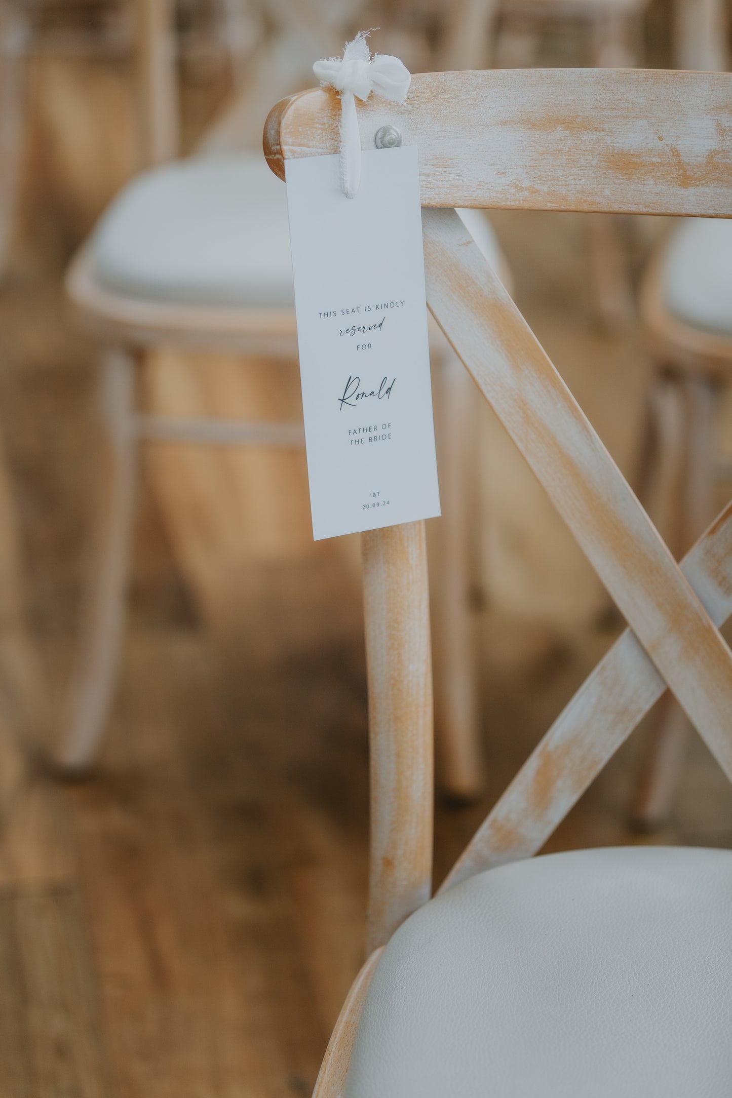 Iris Chiffon Ribbon | Seat Reserved