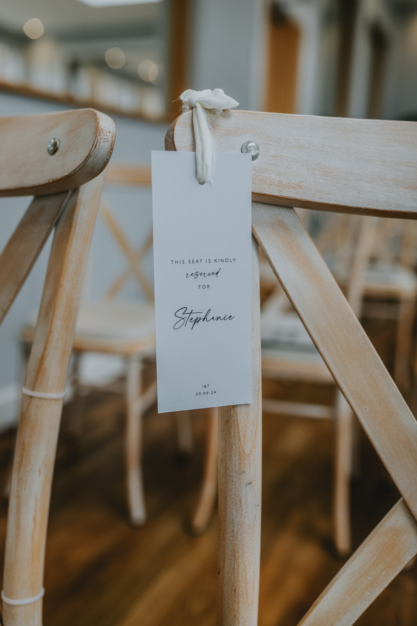 Iris Chiffon Ribbon | Seat Reserved