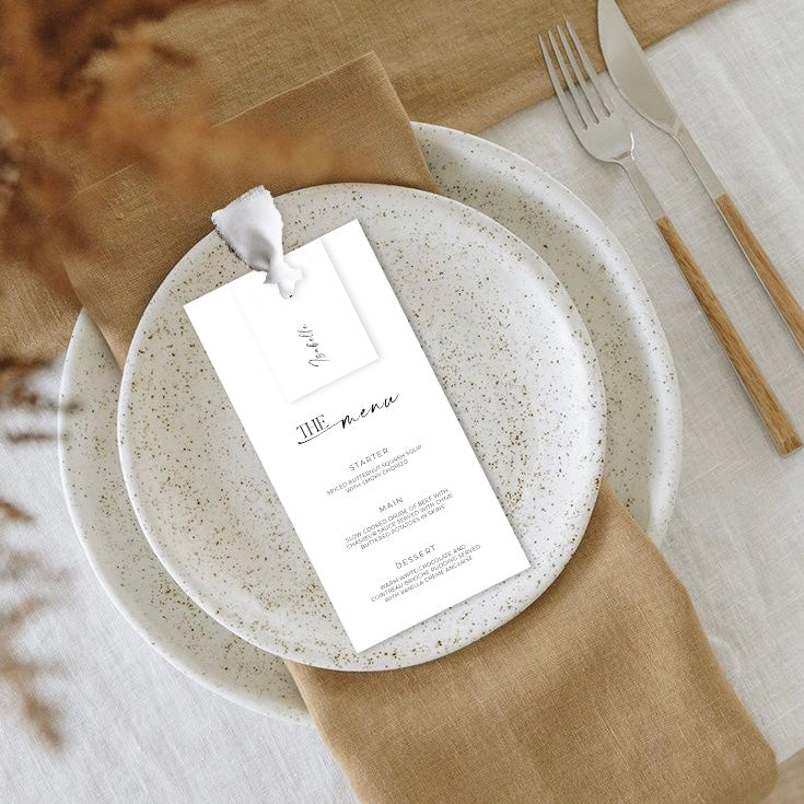 Isabelle Chiffon Ribbon | Menu & Place Names