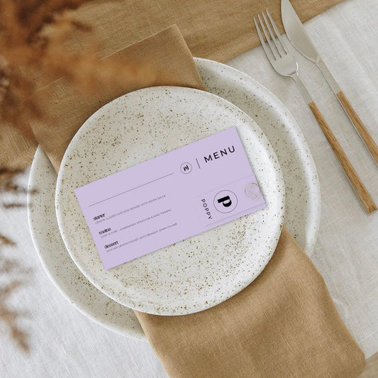 Poppy | Menu & Place Names