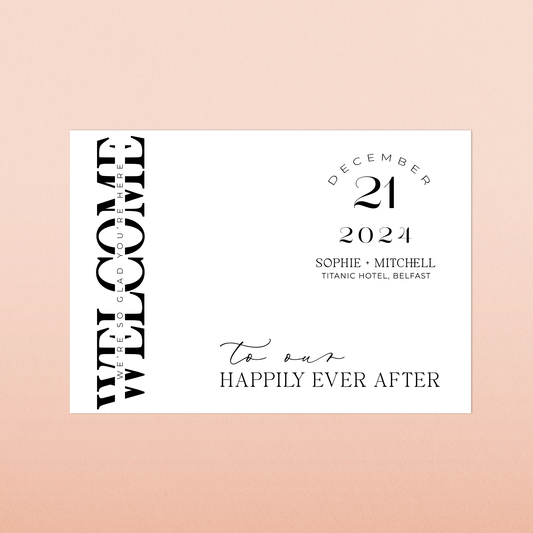 Sophie | Welcome Sign