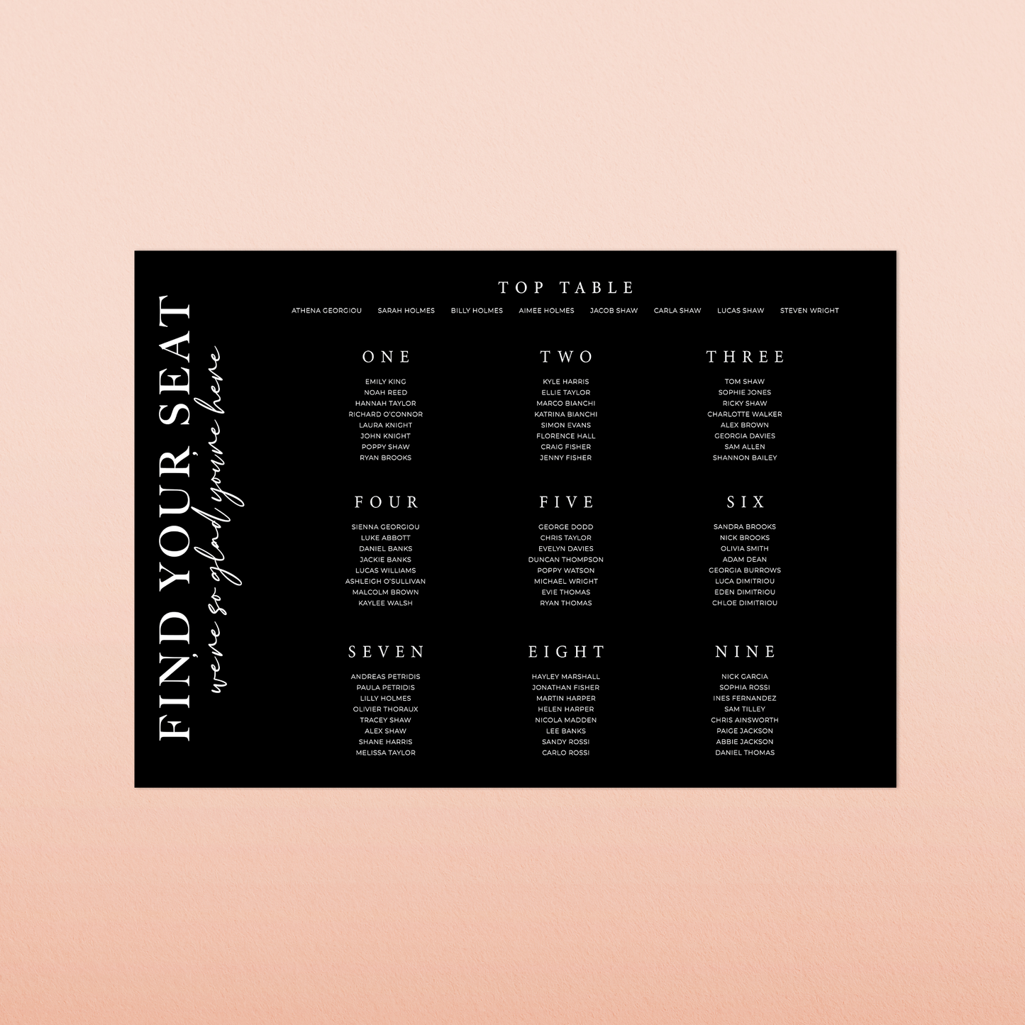Aimee | Seating Chart