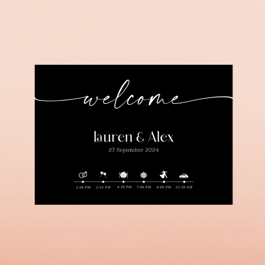 Lauren | Welcome Sign