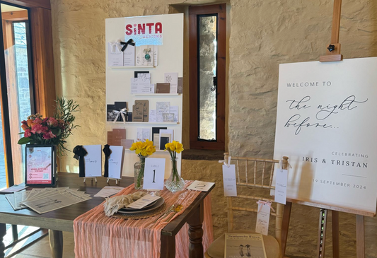 Sinta Designs at The Barn at Brynich Wedding Showcase