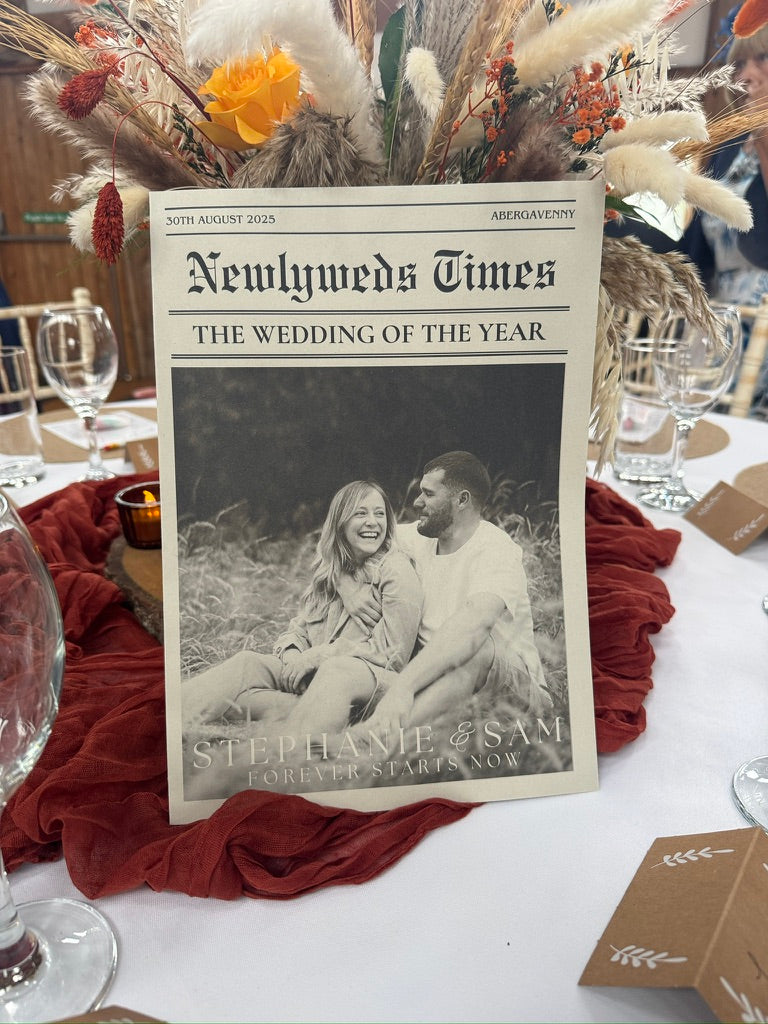 Newlyweds Times | Wedding Newspapers