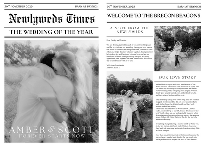 Newlyweds Times | Wedding Newspapers