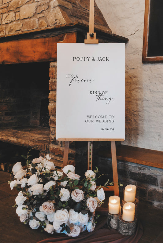 Poppy | Welcome Sign