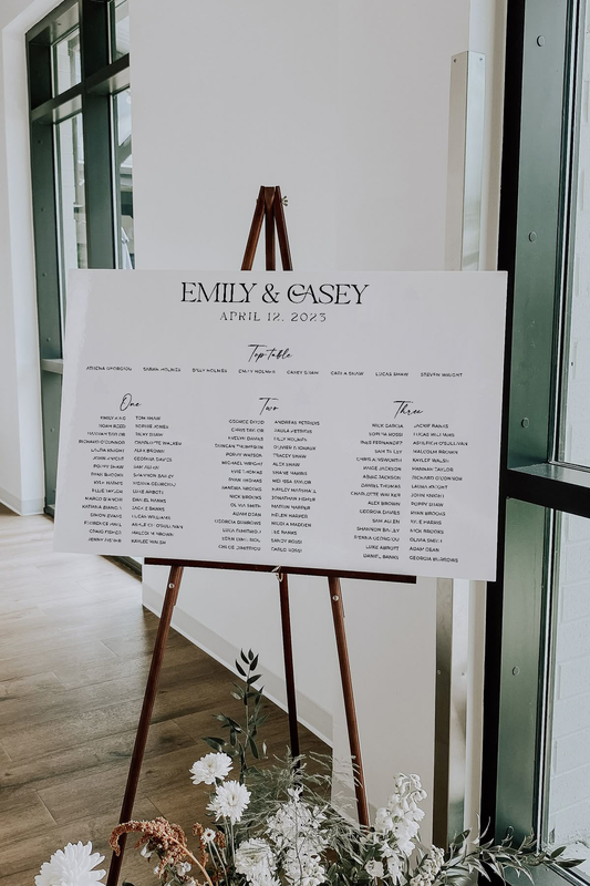 Emily | Seating Chart