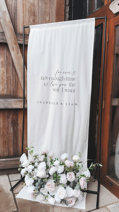 Personalised Fabric Sign | Welcome Sign