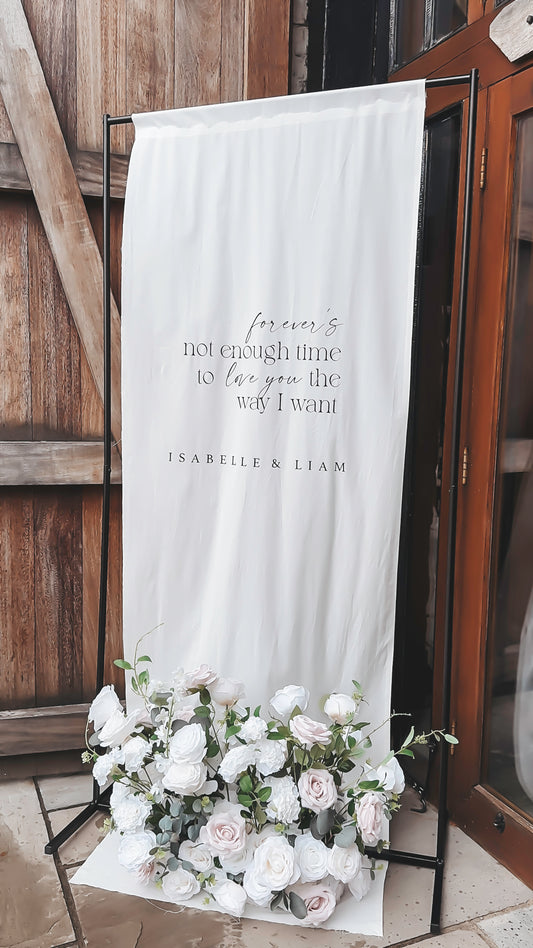 Personalised Fabric Sign | Welcome Sign