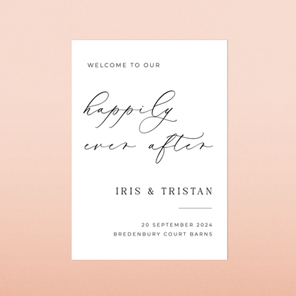 Iris | Welcome Sign