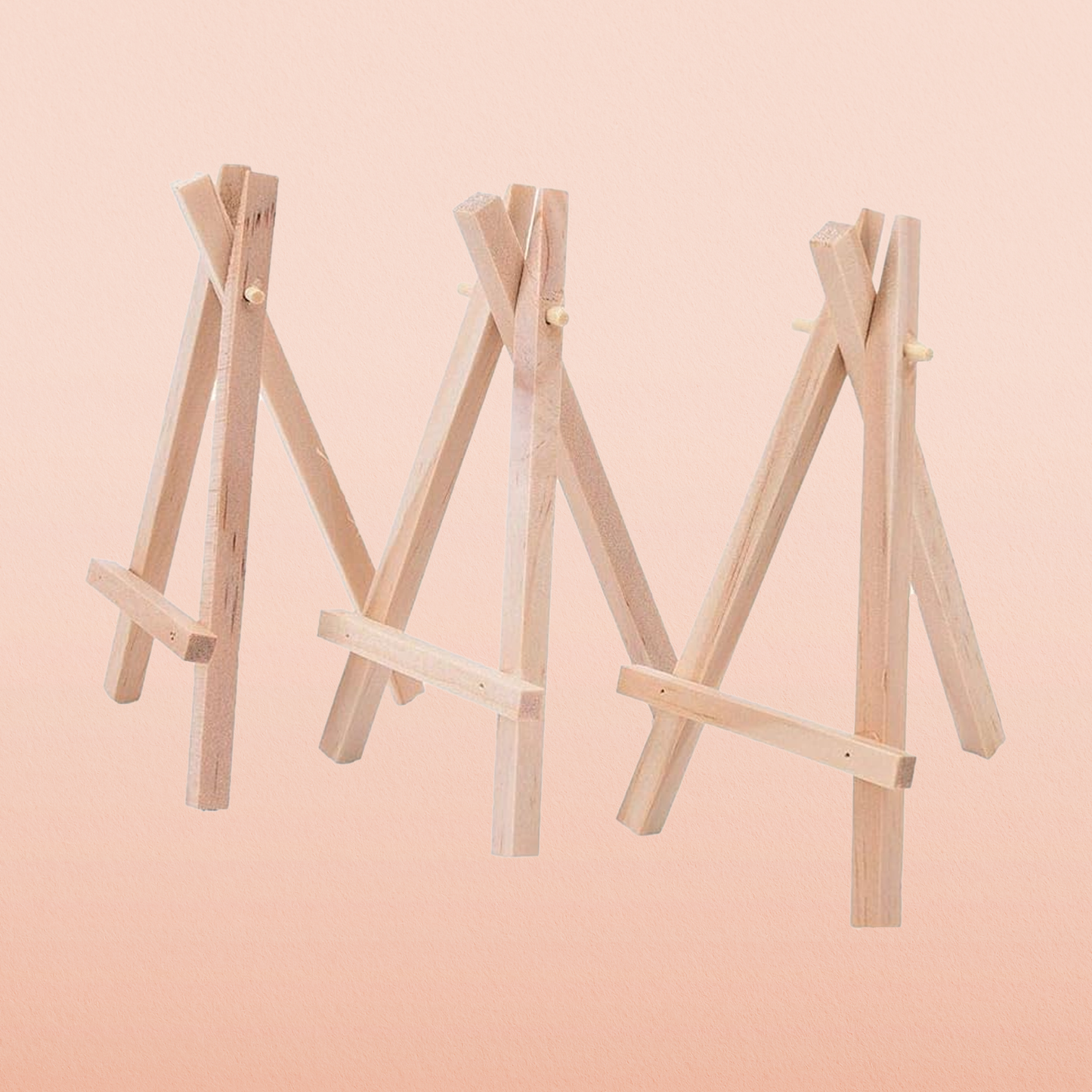 Set of 3 Mini Wooden Easels | Rentals
