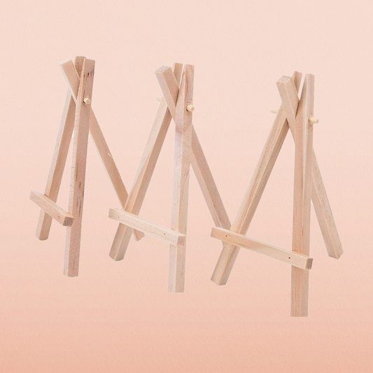 Set of 3 Mini Wooden Easels | Rentals