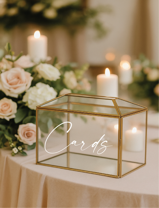 Glass Cards Box | Rentals