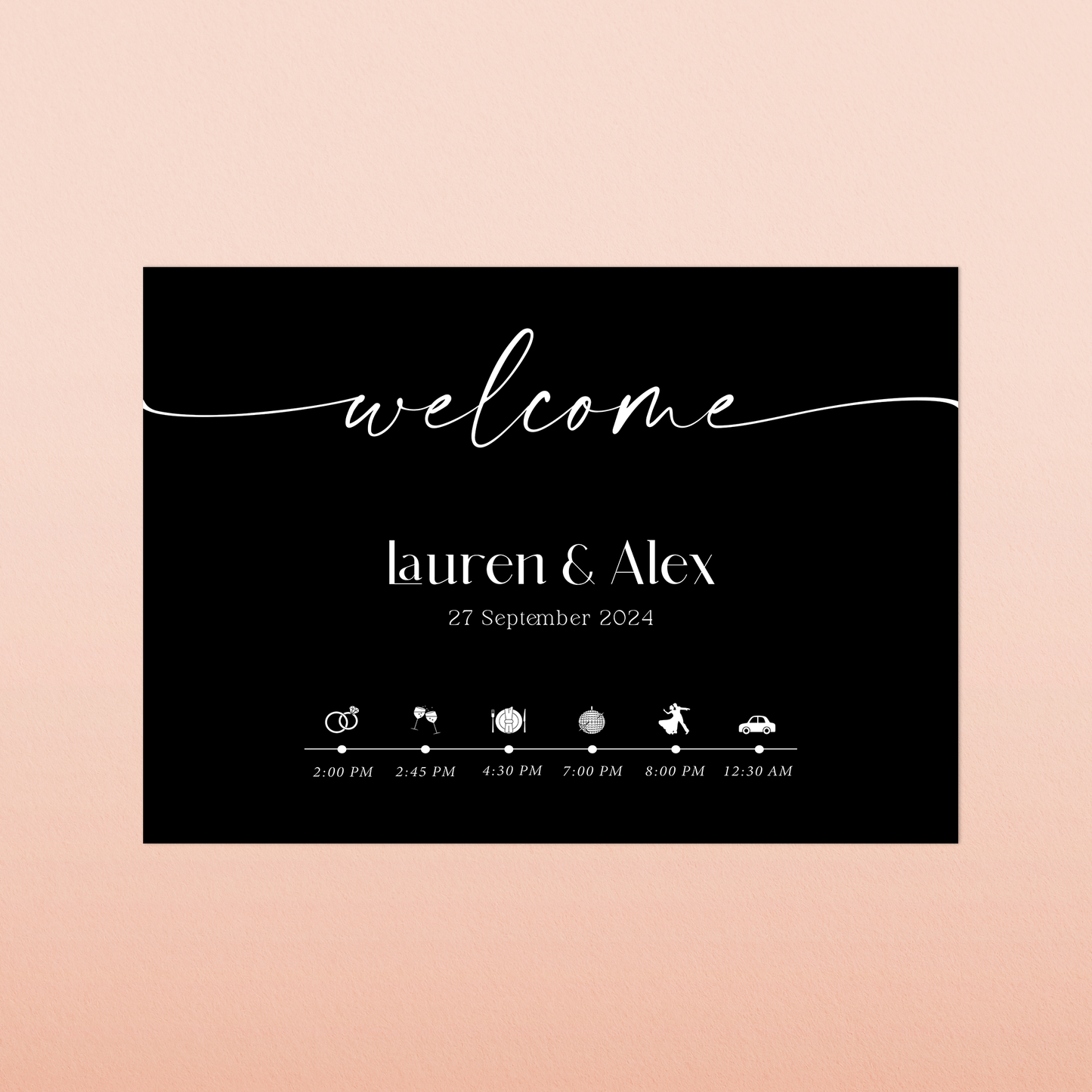 Lauren | Welcome Sign